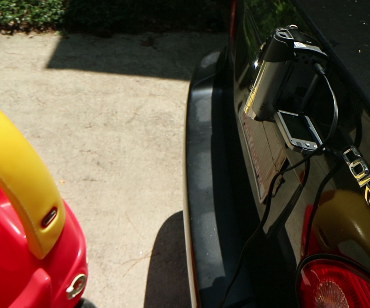 Upcycled Camcorder Backup Camera