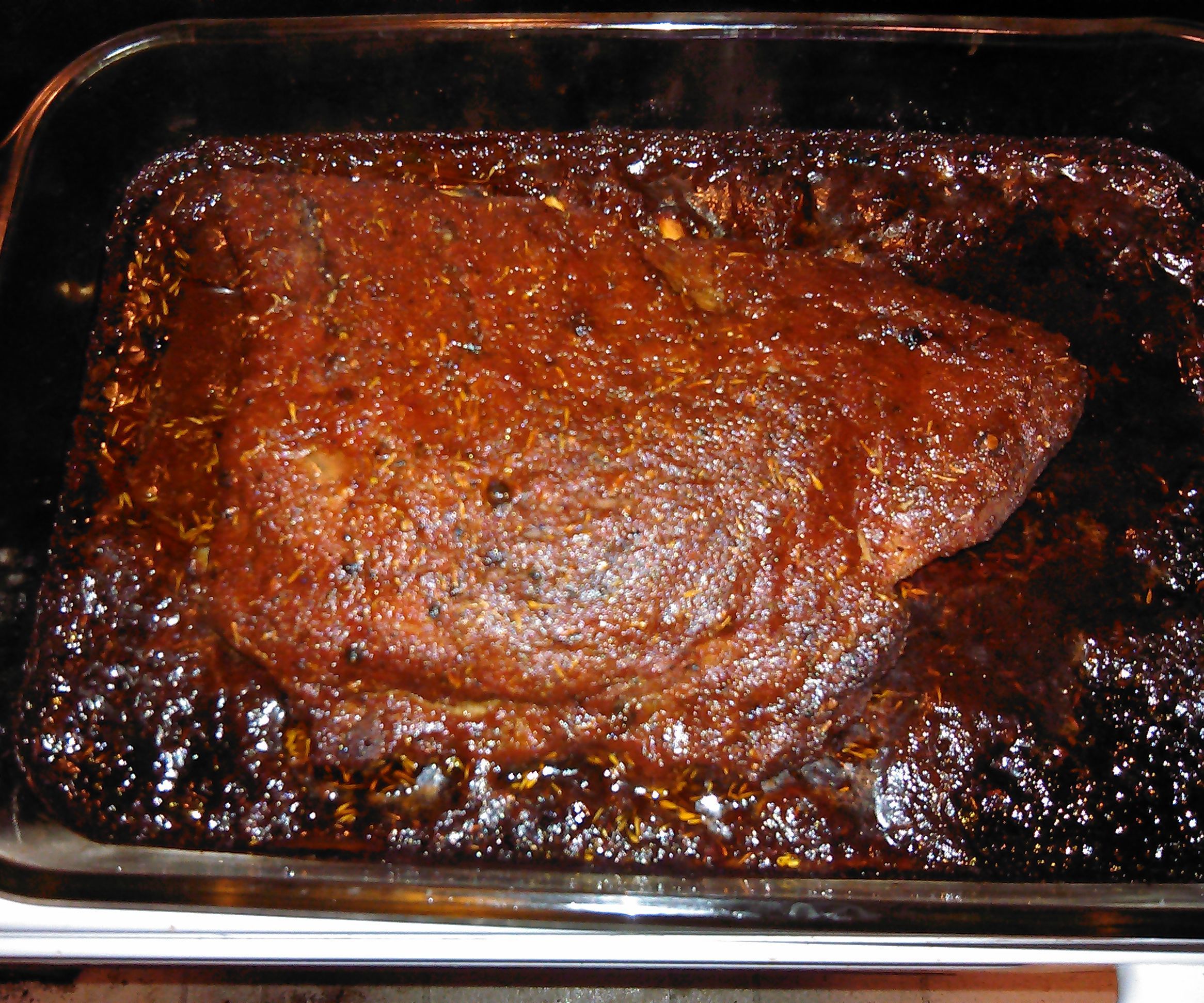 Oven Slow Cooked Bar-B-Q Pork Ribs