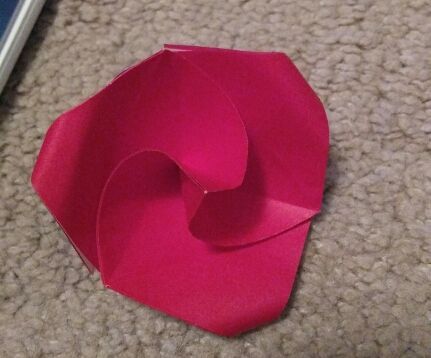 How to Make an Origami Paper Rose