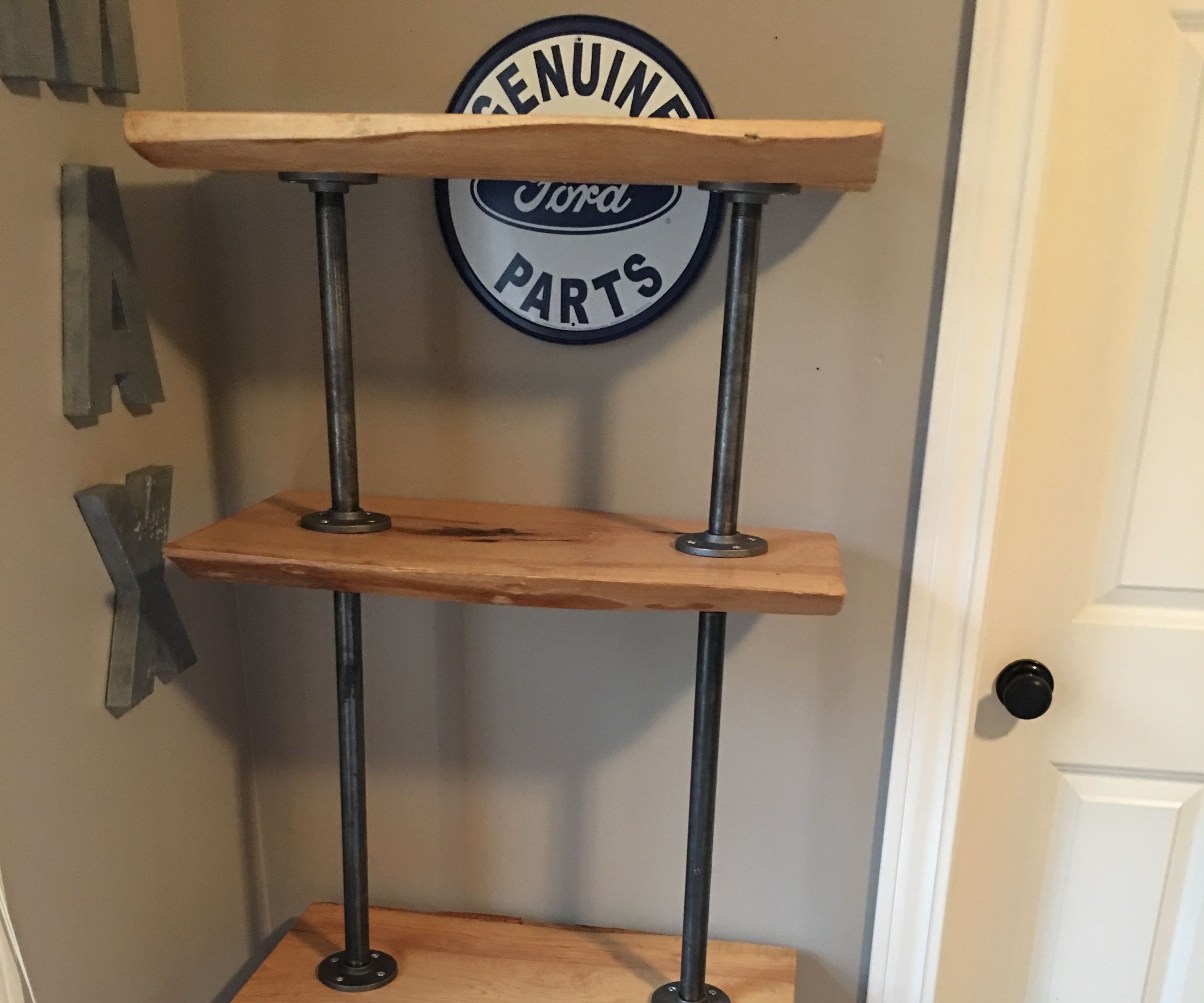 Reclaimed Wood Shelving