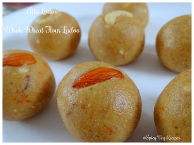 Wheat Flour Ladoo With Coconut | Atta Ladoo Recipe 