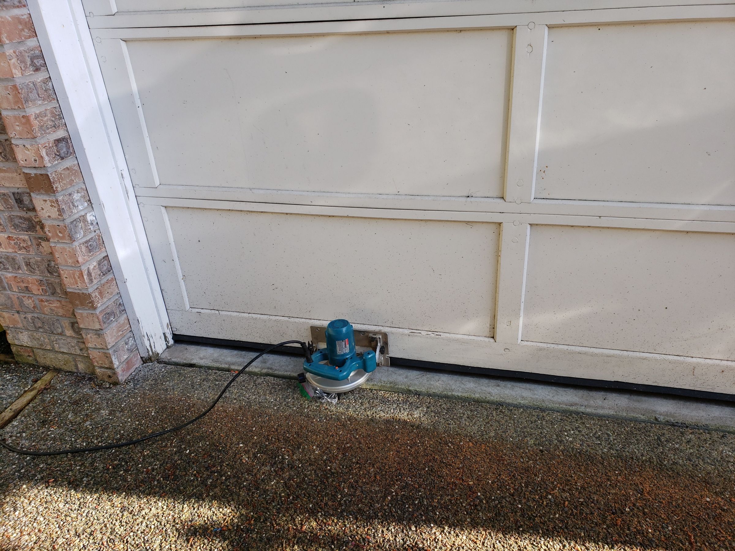 Fix Wooden Garage Door Gaps Due to Uneven Floor Instructables