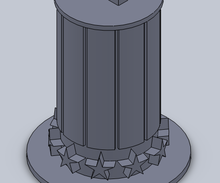 Patriotic Hat Ornament