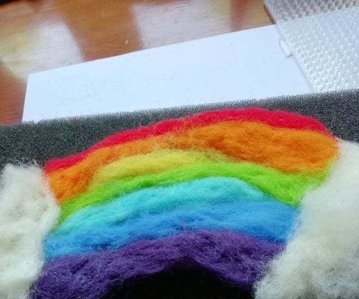 Needlefelt Rainbow