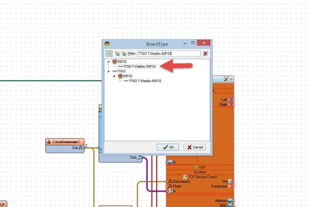 Start Visuino, and Select the ESP32 Board Type