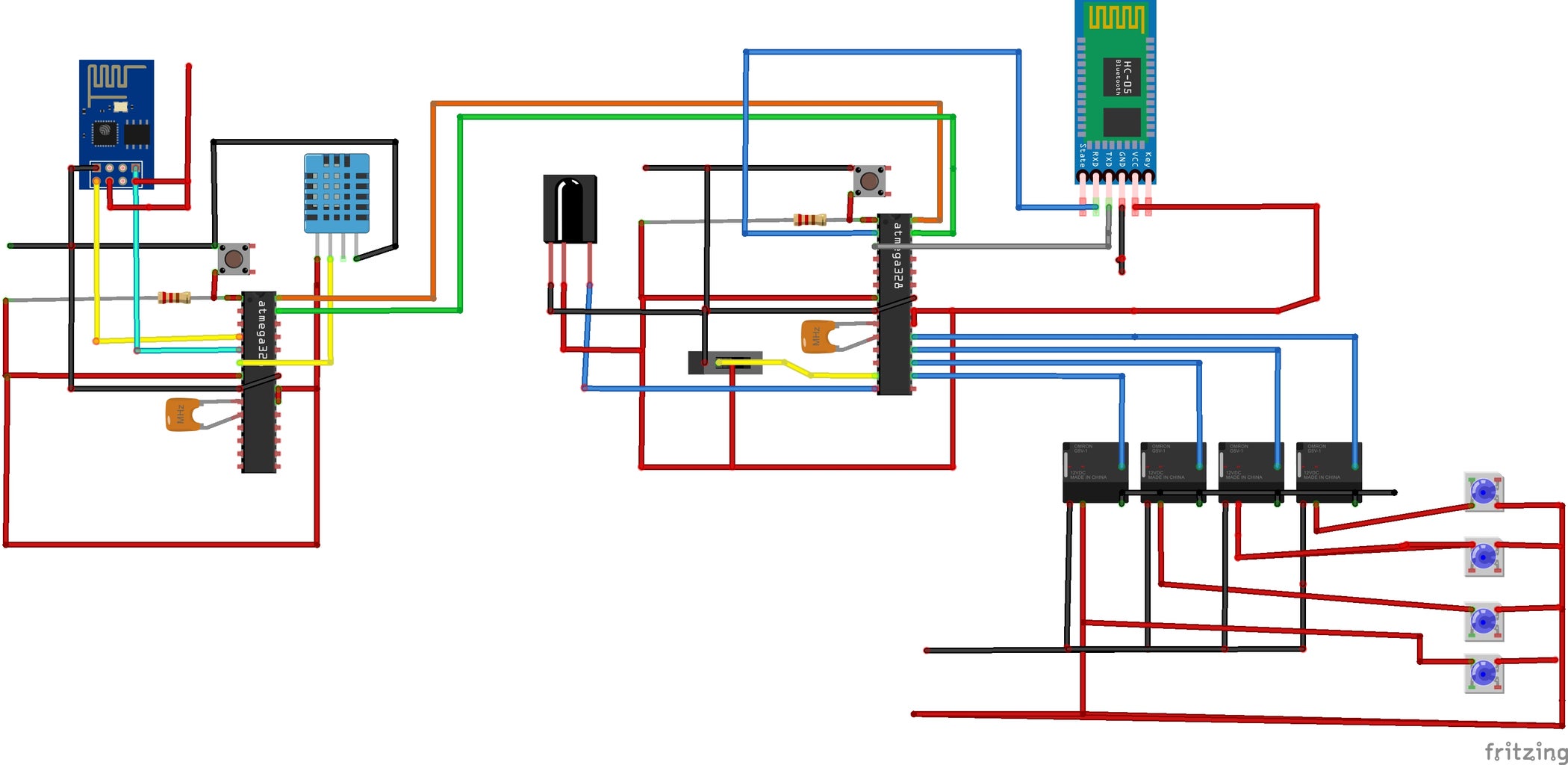 Home Automation Using Arduino With Wifi, Bluetooth and IR Remote ...