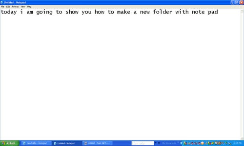 HOW TO MAKE a NEW FOLDER IN NOTEPAD : 3 Steps - Instructables