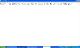 HOW TO MAKE a NEW FOLDER IN NOTEPAD : 3 Steps - Instructables