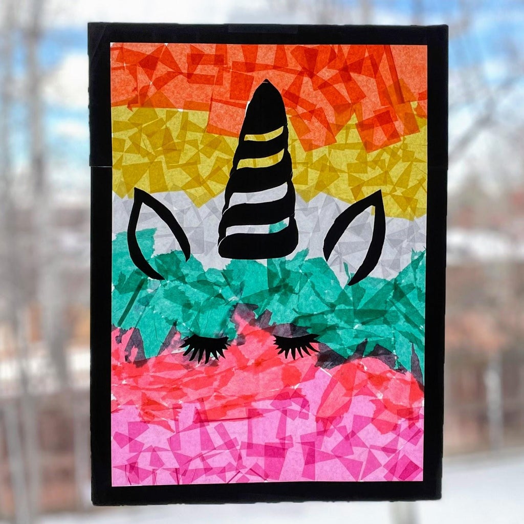 How To: Make Faux Stained Glass From Tissue Paper (Any Age) : 6 Steps (with Pictures) - Instructables how-to-make-faux-stained-glass-from-tissue-paper-any-age-6-steps-with-pictures-instructables