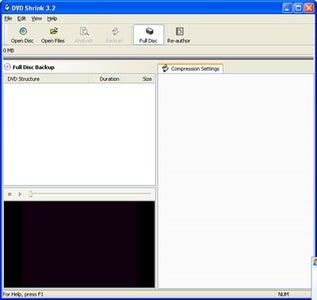 Overview of DVD Shrink