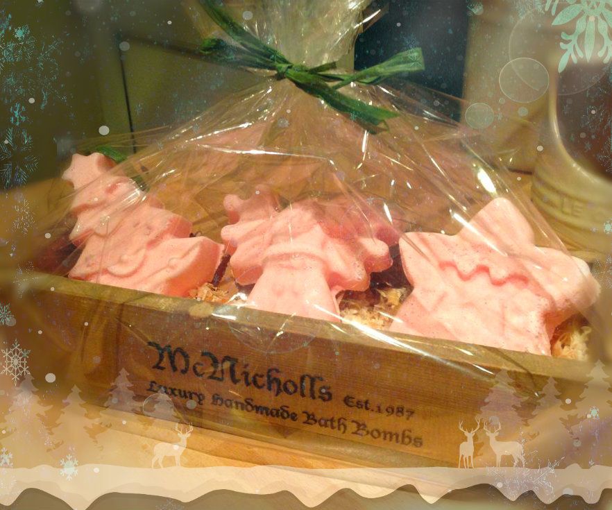 How to make: Christmas bath bomb gift set