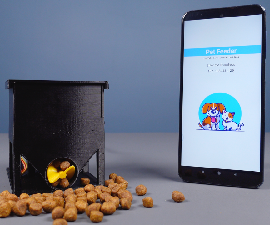 Pet Feeder Controlled Via WiFi