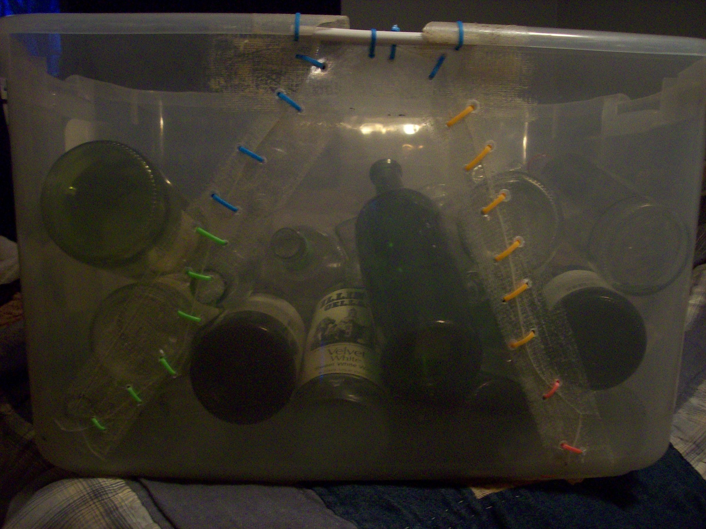 Repair Plastic Bins. "Box Stitching"