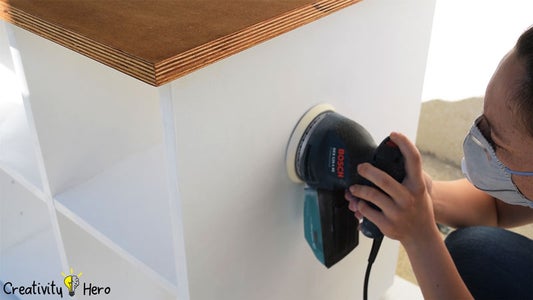 Painting the Workbench.