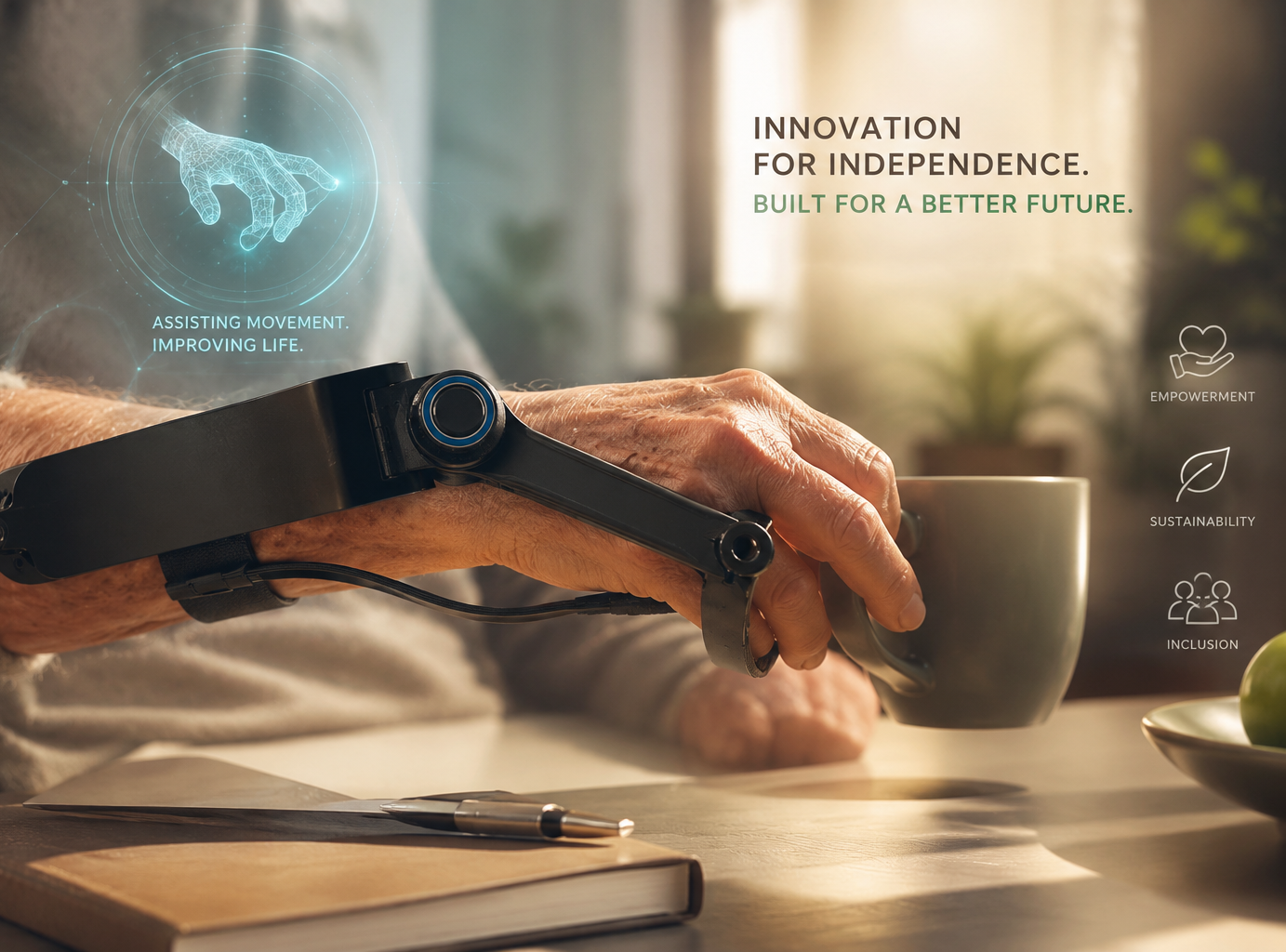 Designing a Wrist-Powered Hand Assist Device for Gary