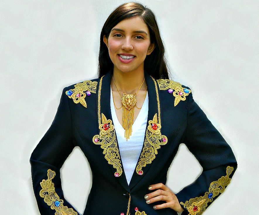 Thrift Store No-Sew Blazer Makeover