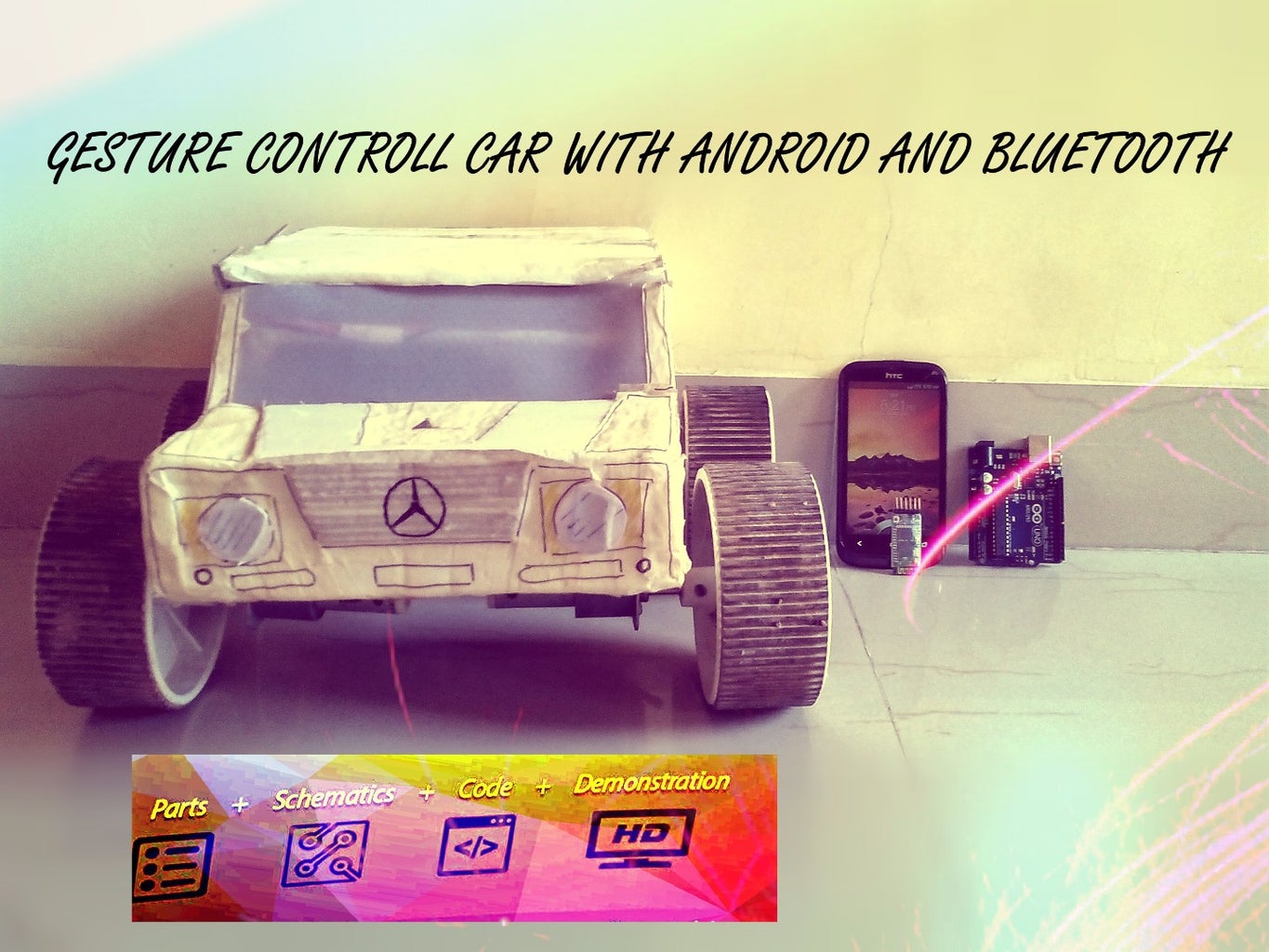 Gesture Control Car(robot) With Arduino and Android(bluetooth) : 9 ...