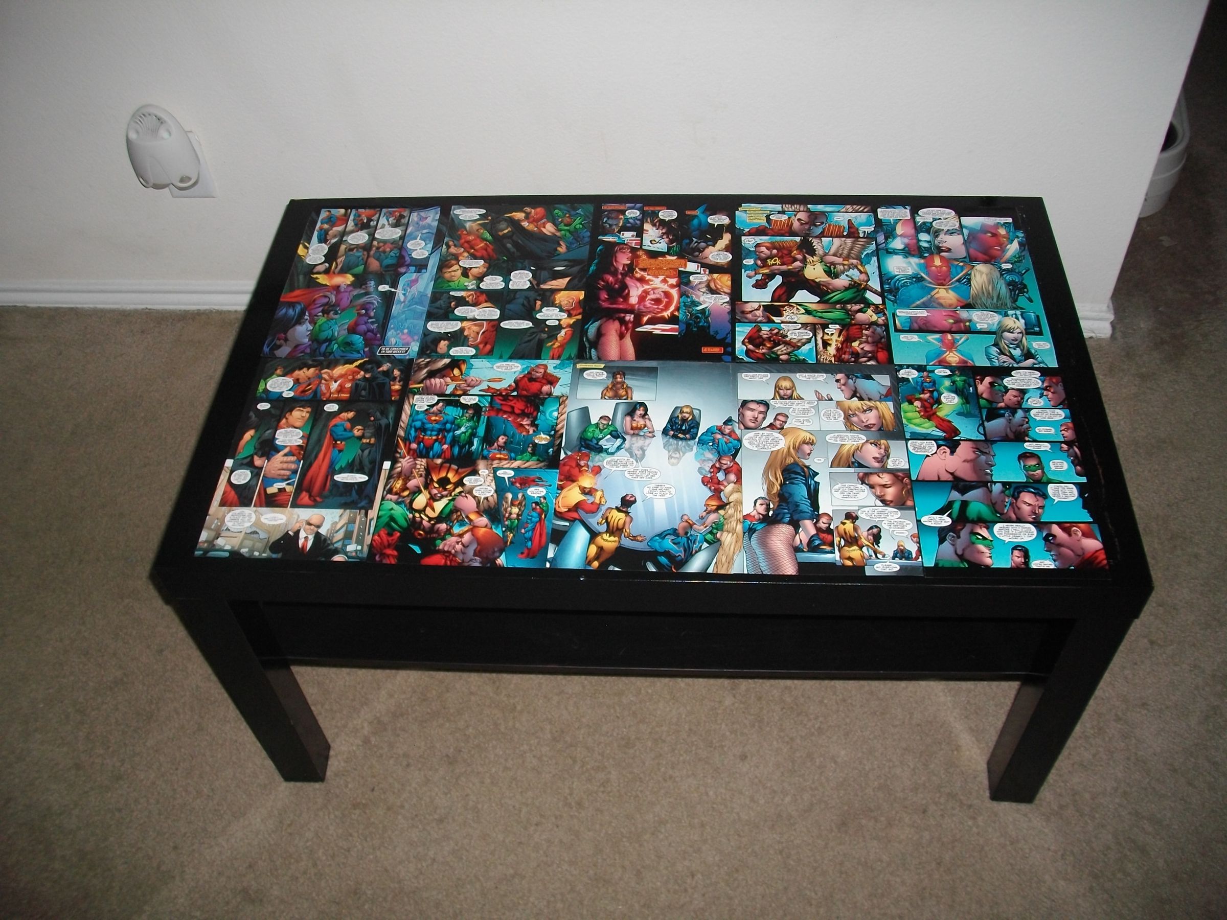 DC Comic Coffee Table