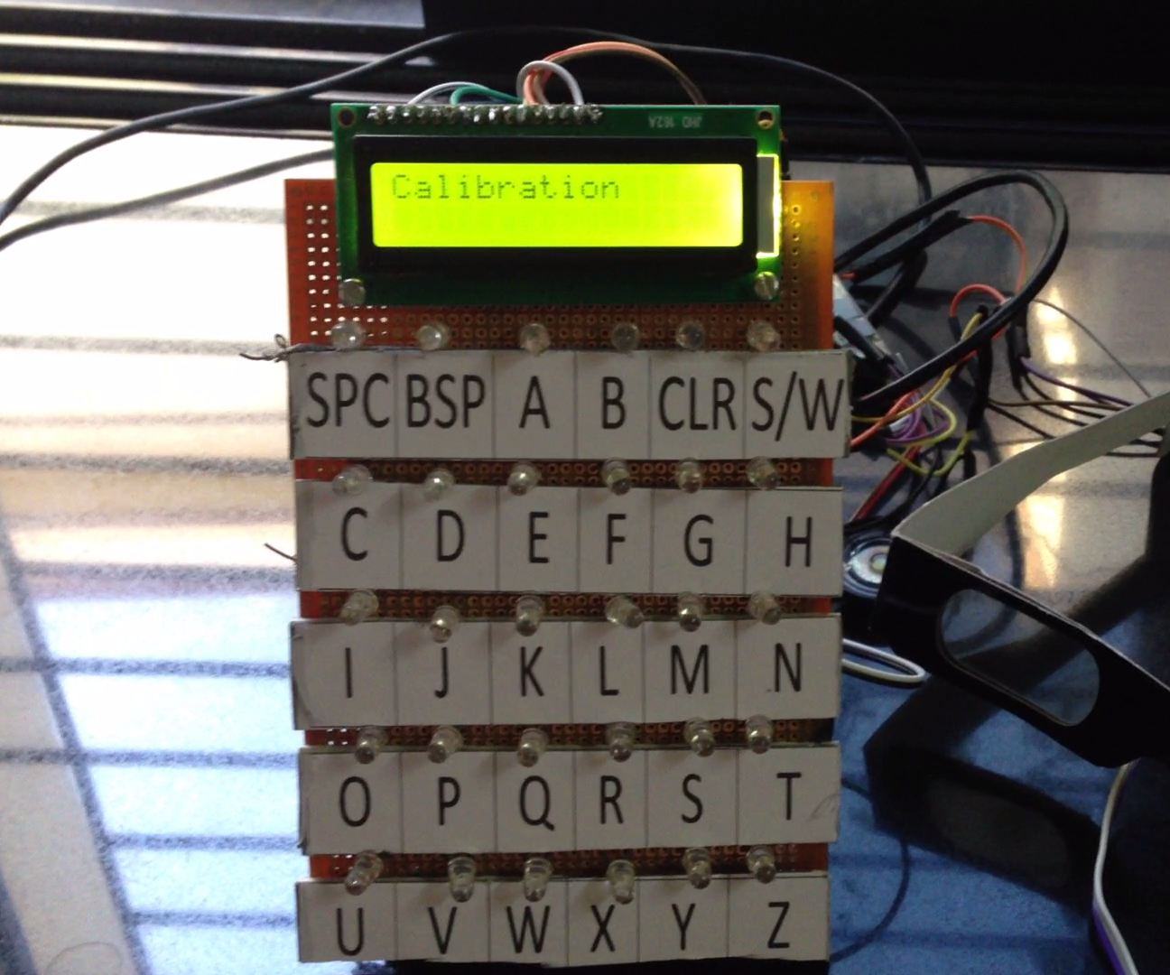 Arduino "Blink to Talk" Using Charlieplexing