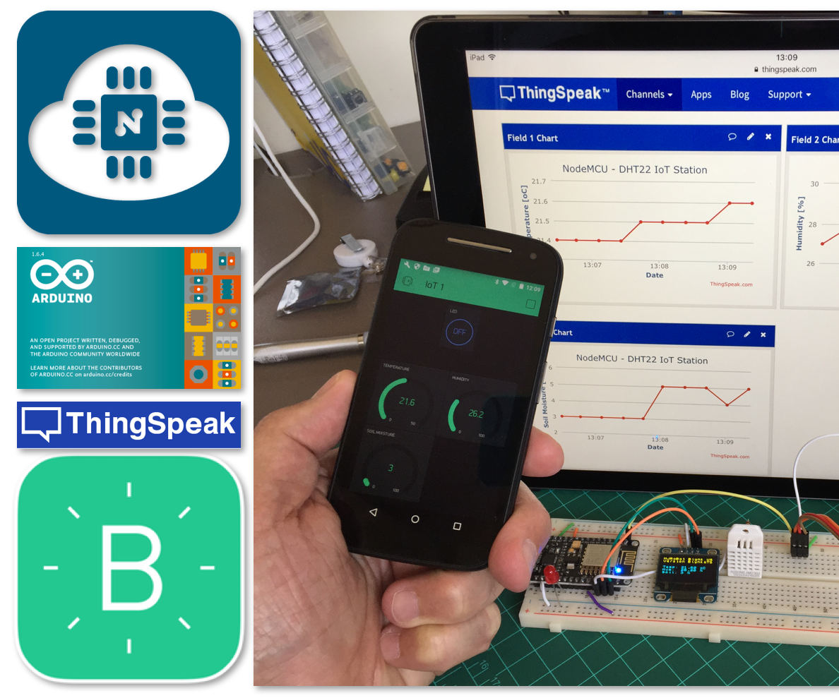 From Blink to Blynk, an IoT Journey on the Wings of NodeMCU ESP-12E