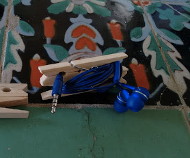 Clothespin Cable Holder