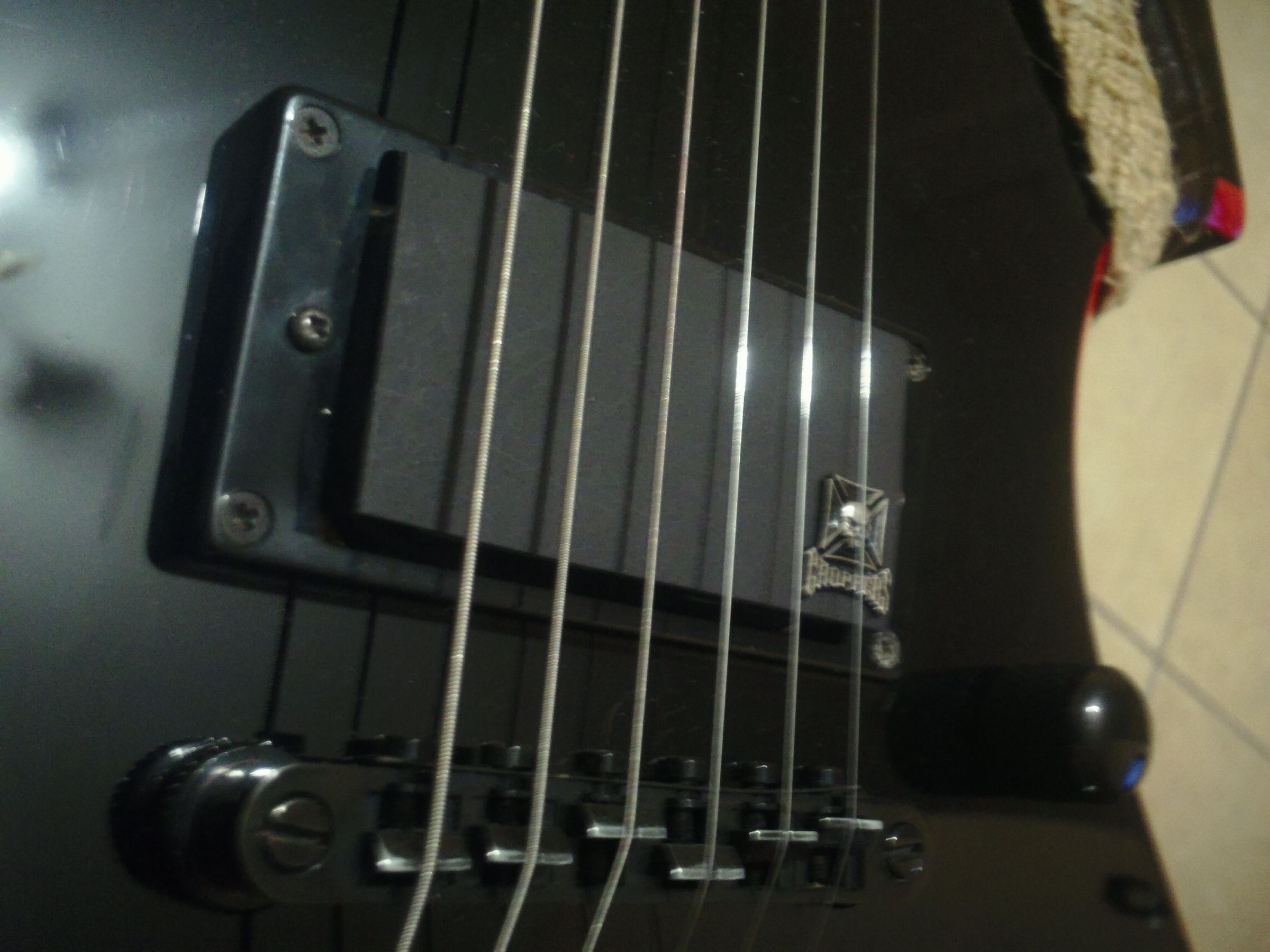 Homemade DIY Guitar Pickup Cover