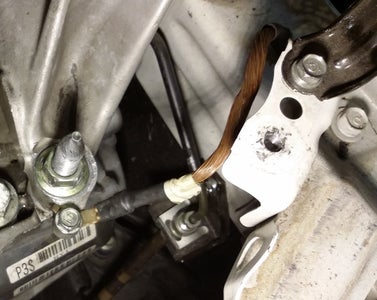 Disconnect the Shifter, Sensors, and Harness From Transmission