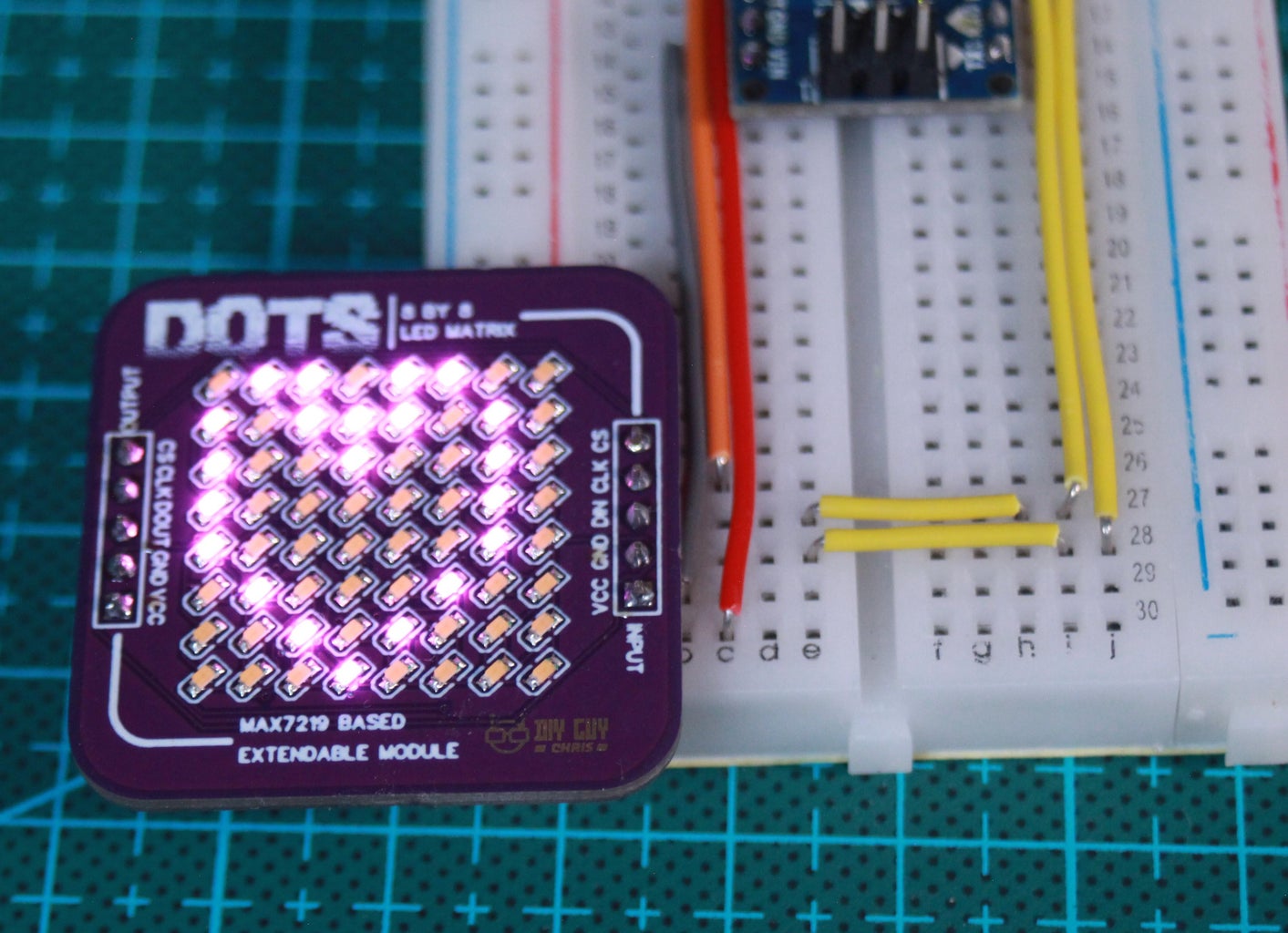 DIY Customized 8x8 LED Matrix Tutorial (MAX7219 Meets Arduino) : 5 ...