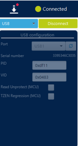Connect the STM32