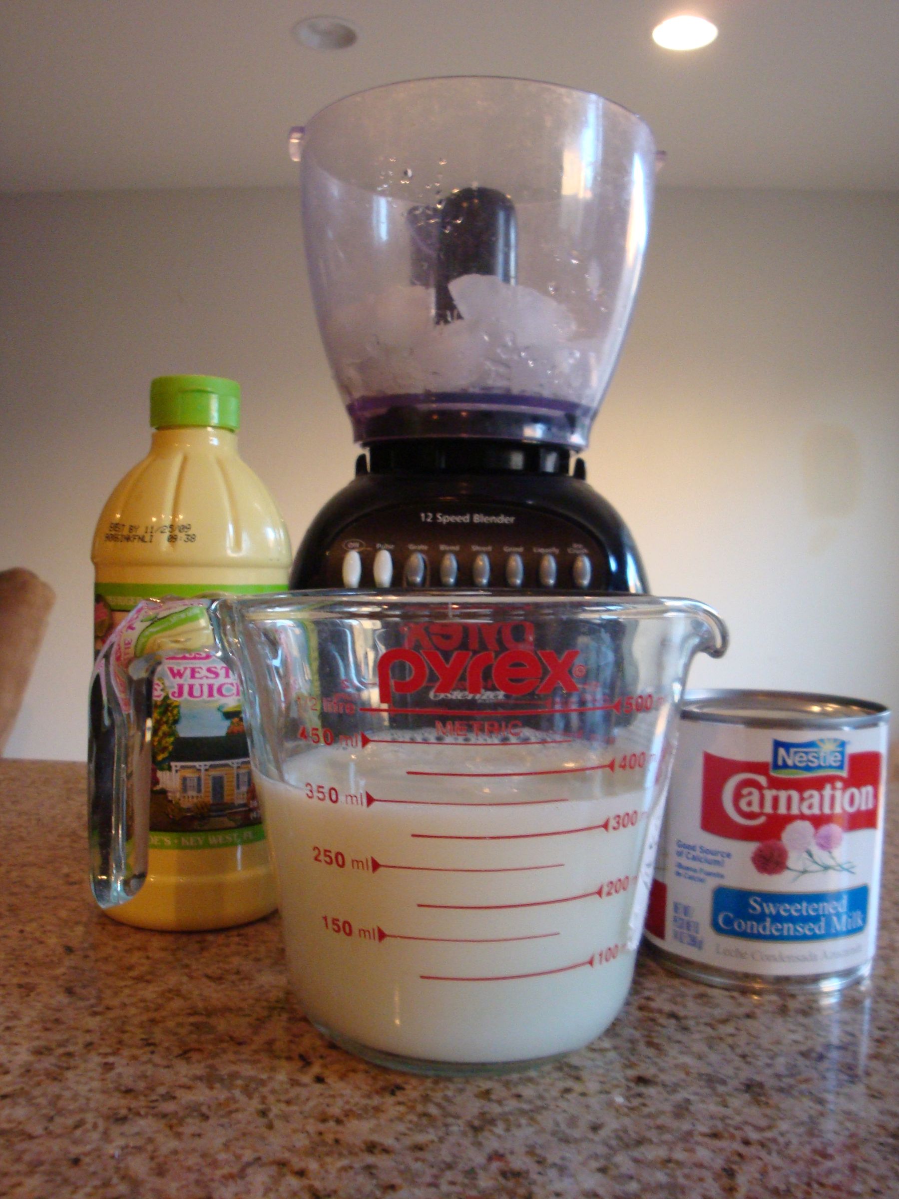 Key Lime Pie Mocktail / strawberry key lime mocktail