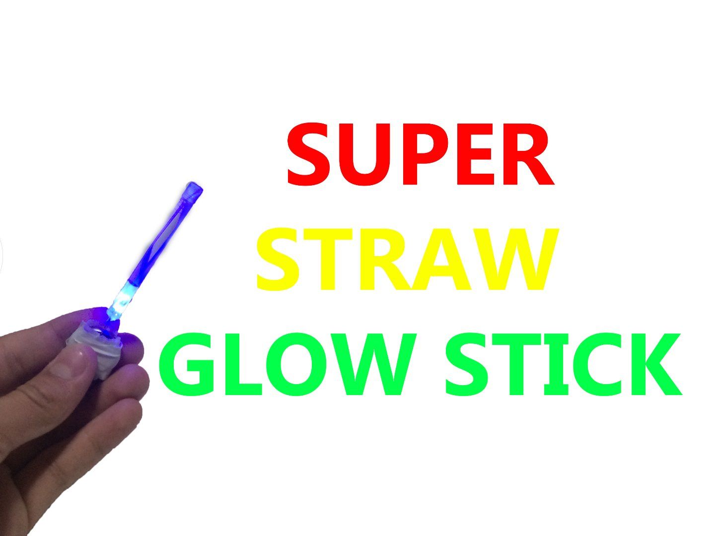 How to Make Straw Glow Stick (DIY Homemade Glow Stick) 4 Steps