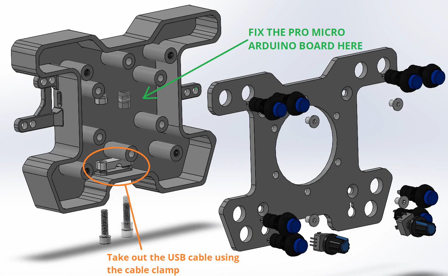 How to Make a Cheap Sim Racing Button Plate With Arduino : 6 Steps ...