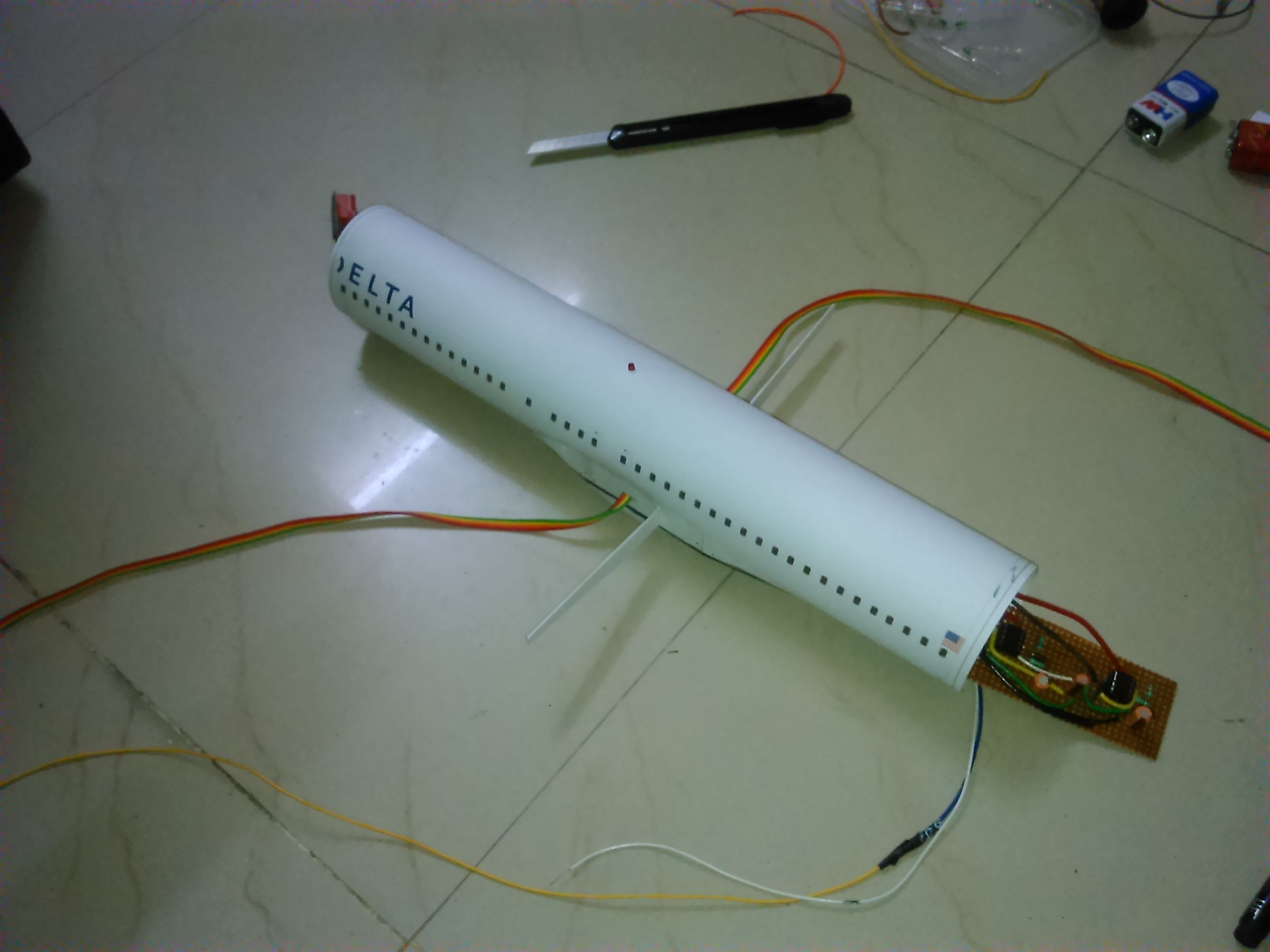 1 Model Aircraft Navigation Lights 7 Steps (with Pictures