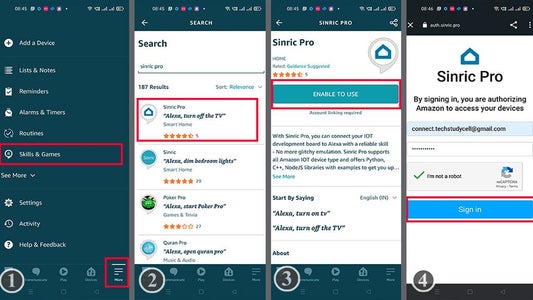 Configure the Alexa App for This Smart Home System