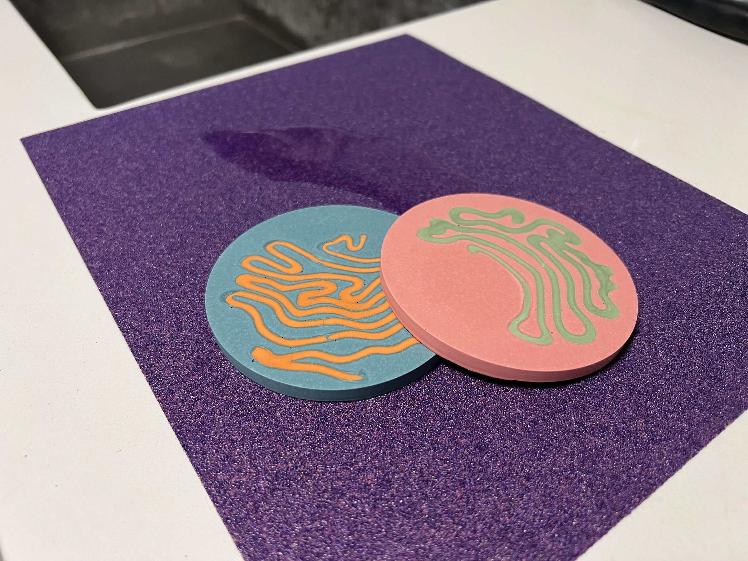 Jesmonite Coasters Made With Robotic Arm 6 Steps (with Pictures