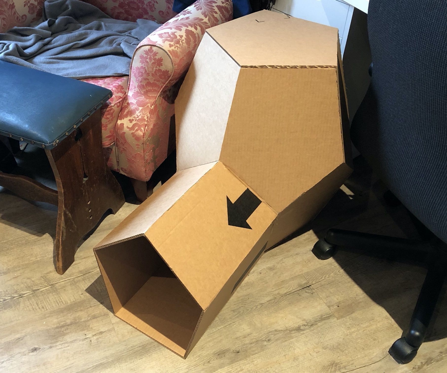 Cardboard Space Igloo for Cats (+ Spacepod Inspiration)