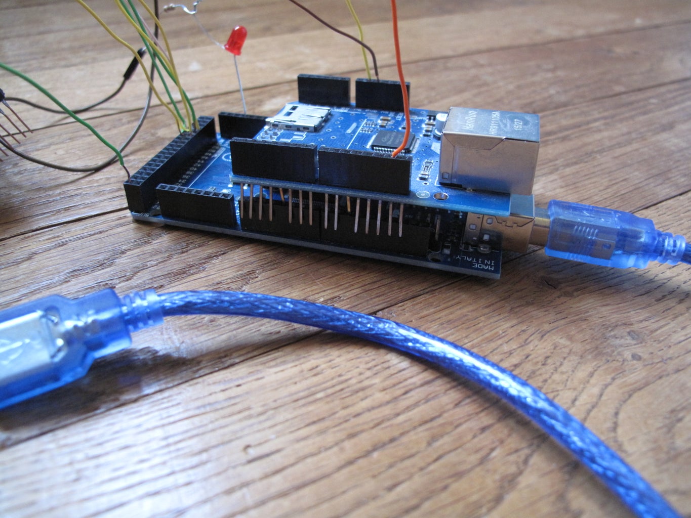 The Mega 2560 Board Schematic With All the Connections