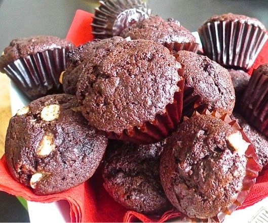 Moist Chocolate Muffins