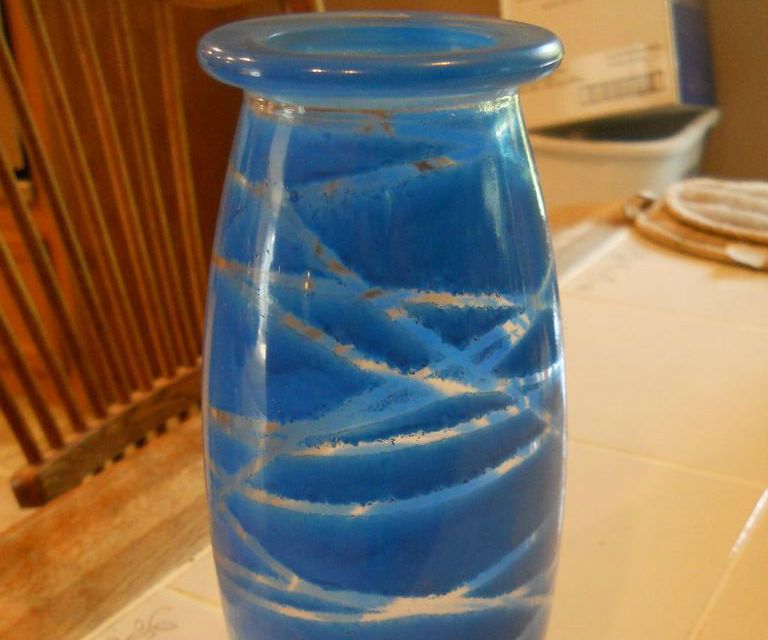 Yarn Wrapped Vase