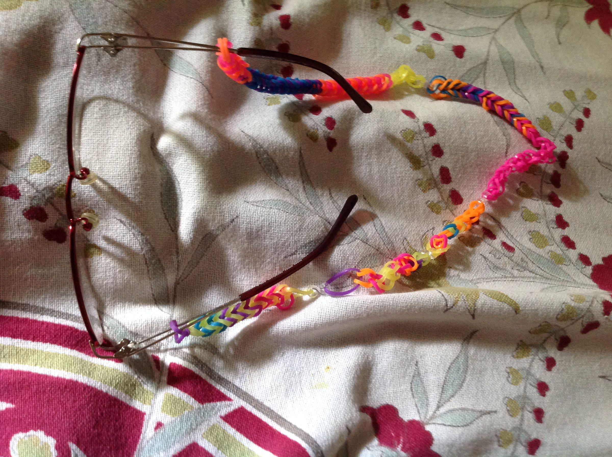 Loom Band Glasses Cord for Grandma