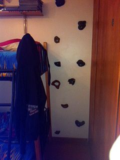 get rid of ladders with climbing wall