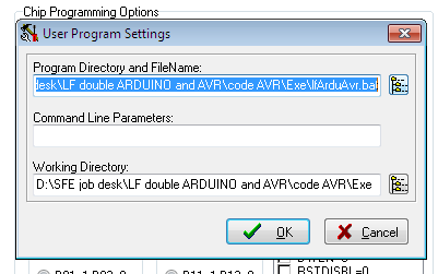 Codevision AVR Setting: Program Setting