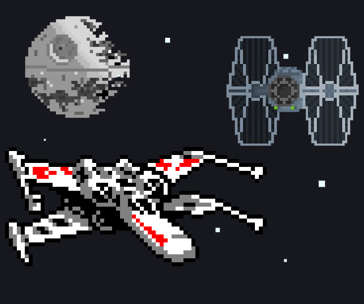 Star Wars Themed Retro Arcade Game