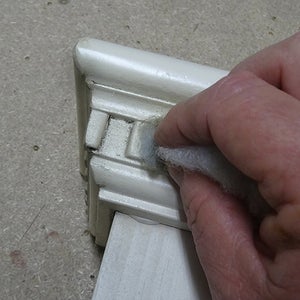 Painting and Antiquing the Candle Holders