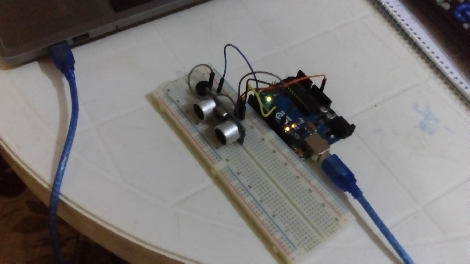 Detecting Obstacles and Warning - Arduino, Ultrasonic and Buzzer