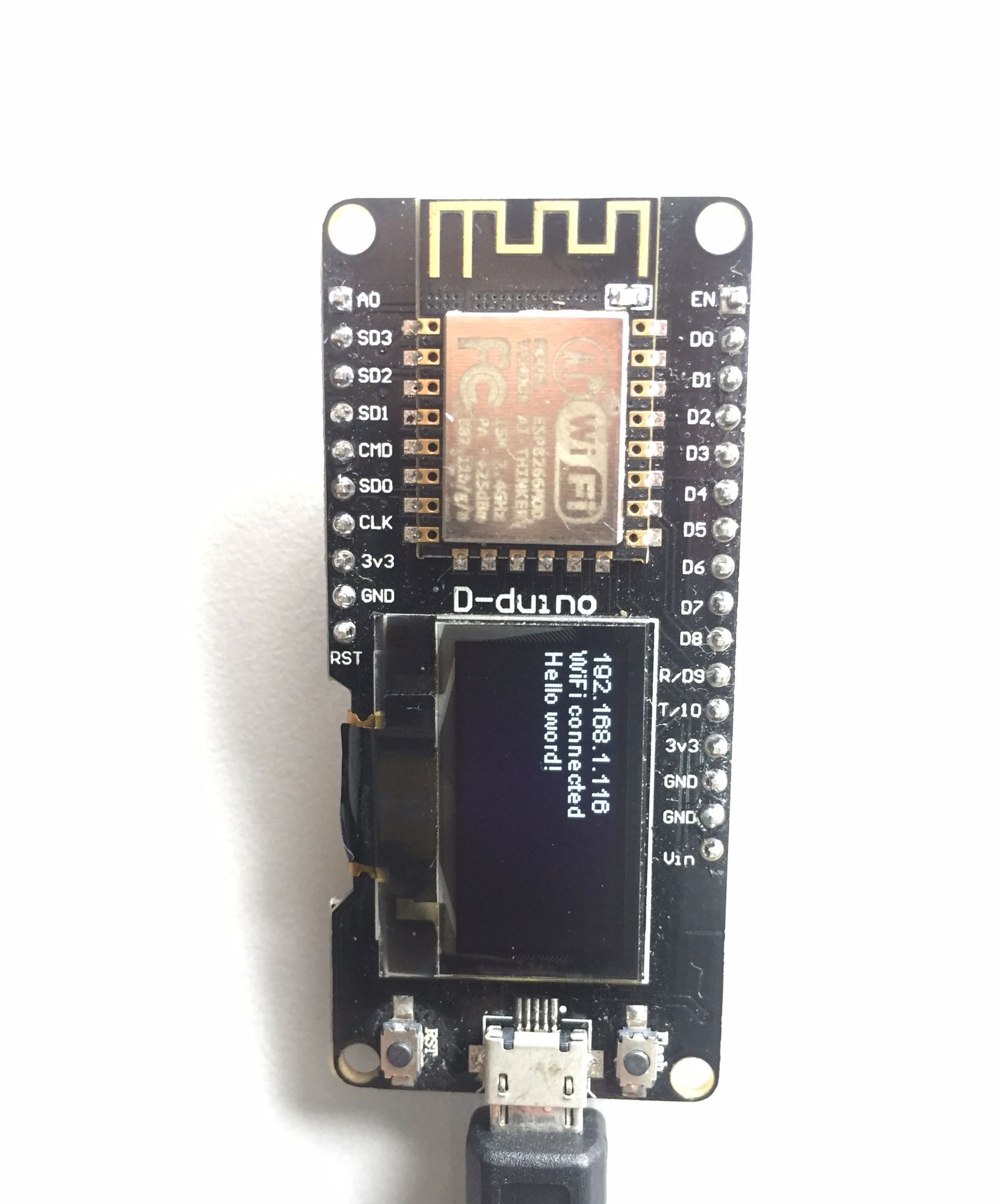 Web Transmitter and D-duino Receiver