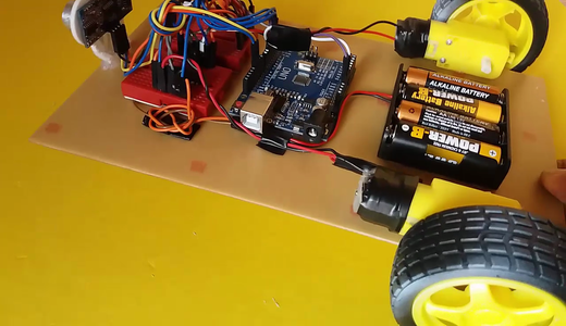 Arduino - Obstacle Avoiding Robot (with L293D) : 11 Steps (with ...