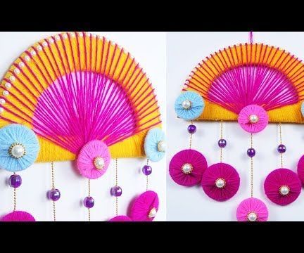 Make a Wall Hanging Craft With Old Wool & Bangles?