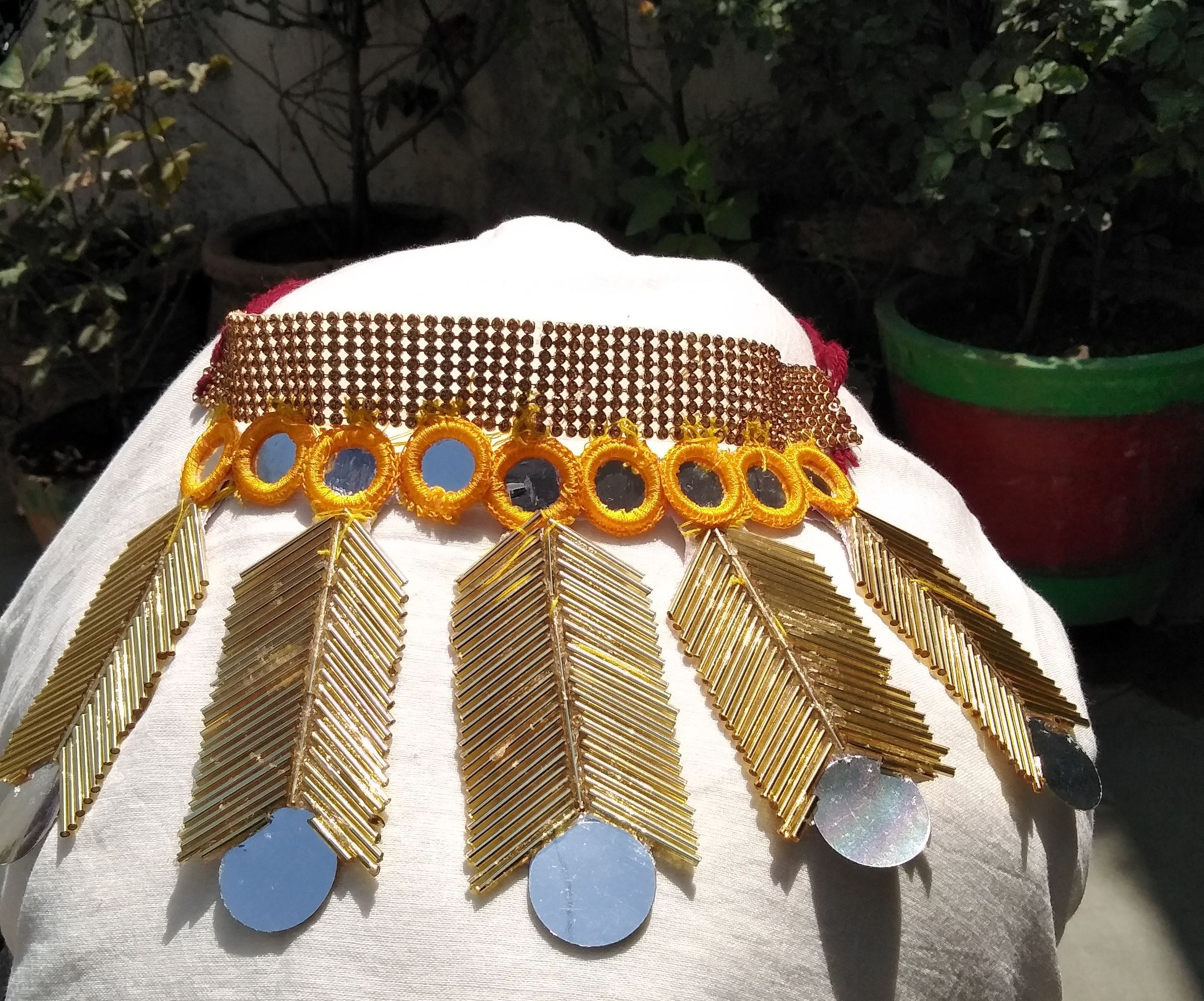 Make a Bohemian Necklace From Upcycled Materials