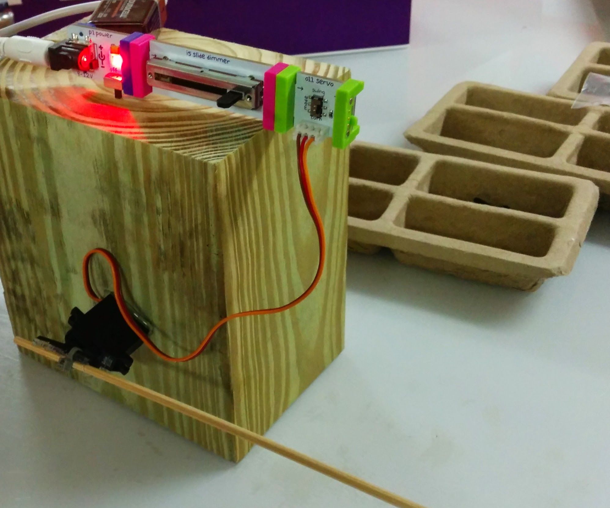 LittleBits Slide Activated Light Switch